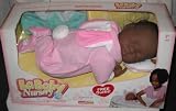 LA BABY NURSERY - 20 SOFT BODY DOLL - W/CUTE BUNNY OUTFIT - AFRICAN AMERICAN