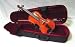 Crystalcello MA500 Oil Varnished Flamed 12 inch Orchestra Viola with Case + Bow + Rosin
