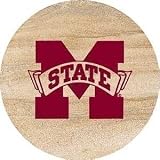 Set of four Mississippi State University Coasters - Style tsmssu2