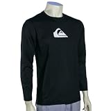 Quiksilver Solid Streak LS Surf Shirt - Black
