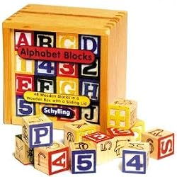SCHYLLING WOODEN ABC BLOCKS