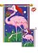 Large Flag: Christmas Flamingo
