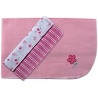 Luvable Friends 3-Pack Flannel Receiving Blankets