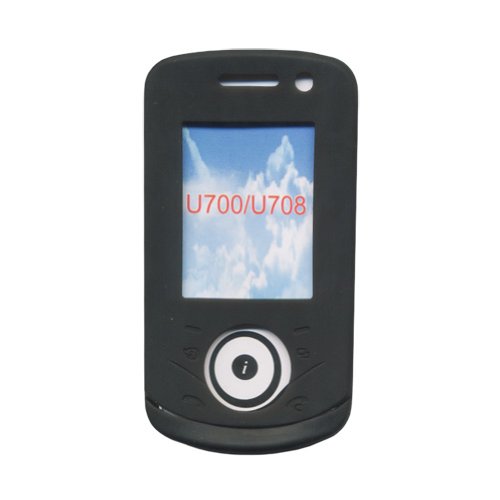 Bluetrade Silikontasche schwarz f&uuml;r Samsung U700 Amethyst Preisvergleich