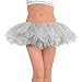 Party Ready Team Spirit Wacky Tutu Accessory, Silver, fabric ,