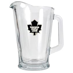 Toronto Maple Leafs NHL 60oz Glass Pitcher - Primary Logo by Great American Products