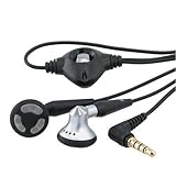 Blackberry Curve 8300 Hands Free Headset w/ Switch [OEM] HDW14322001, Black ....