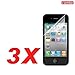 3-Pack Apple iPhone 4G Combo LCD Screen Protector for Apple iPhone 4G