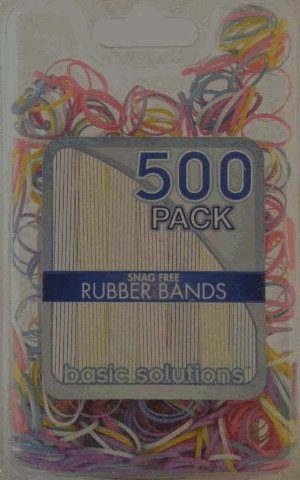 500 Pack Rubber Bands Free (Pastel)
