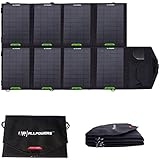 ALLPOWERS 18V 28W Foldable Solar Laptop Charger(5V USB with iSolar Technology+18V DC Output) Portable Backup Charger for Laptop below 18V2A, cell Phone, Tablet, ipad, ipod, iphone, Samsung, Blackberry and Other Digital Products