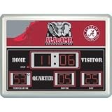 Alabama Crimson Tide NCAA Scoreboard Clock & Thermometer (14