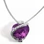 Goldmaid Damen-Collier Herz 925 Sterlingsilber Zirkonia amethystfarben 45 cm Fa C836S Goldmaid Damen-Collier Herz 925 Sterlingsilber Zirkonia amethystfarben 45 cm Fa C836S