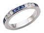 1.10 cttw Karina B(tm) Genuine Sapphire Band LIFETIME WARRANTY