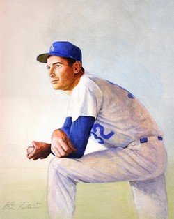 Sandy Koufax Los Angeles Dodgers Small Giclee