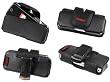 AUTHENTIC CELLET BLACK FUSION CASE POUCH (with Belt Clip) for MOTOROLA KRZR, K1, K1m, RIZR Z3 / NOKIA 6030 - RETAIL PACKAGING