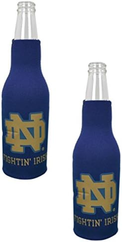 Official National Collegiate Athletic Association Fan Shop Authentic NCAA 2-pack Insulated Bottle Cooler (Notre Dame Fighting Irish)
