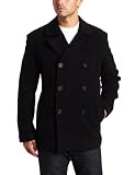 Kenneth Cole Reaction Mens Plush Peacoat, Black, Small