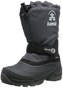 Kamik Snoday Insulated Winter Boot (Toddler/Little Kid/Big Kid), Charcoal, 13 M US Little Kid