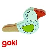 Sifflet trompette oiseau en bois Jouet musical enfant