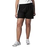 Women's Plus-Size C9 by Champion® Ebony/Silver/White Mesh Shorts