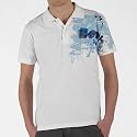 Bench Mens Slim Polo White