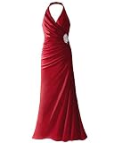 Ruched halter dress