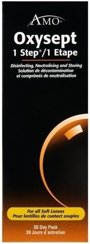 Oxysept 1-Step Soft Contact Lens Disinfecting, Neutralising and Storing 30 Day by Oxysept