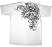 MIAMI INK FUMBLING SKULLS White Licensed Cotton Tee