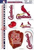 Set of Team Window Clings: St. Louis Cardinals