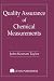 Book Quality Assurance of Chemical Measurements