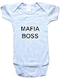 MAFIA BOSS - BigBoyMusic Baby Designs - White, Blue or Pink Onesie / Baby T-shirt
