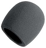 On Stage Foam Ball-Type Mic Windscreen (Black) by On Stage