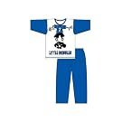 Babys Little Dribbler Football Long Sleeve Top & Bottoms/Trouser Pyjama Set