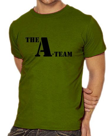 Touchlines Unisex/Herren T-Shirt A-Team, khaki, M, B305 Preisvergleich