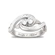 Always Together In Love Topaz Personalized Ring - Personalized Jewelry