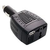 75W Car Power Inverter Adapter 12V DC to 110V AC /w USB