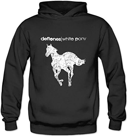 HTQMI Deftones White Pony Logo Women's Hoodies Black