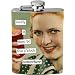 Anne Taintor 58208 2-3/4 W by 4-1/4-Inch H Flask, Five O'Clock