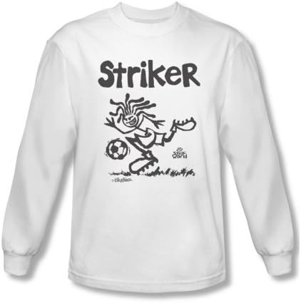 STICK WORLD/STRIKER - L/S Mens 18/1 - WHITE - SM