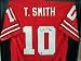 Troy Smith Autographed/Hand Signed Ohio State Buckeyes Red Jersey