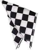 Checkered 19 Race Racing Flag NASCAR Costume Bandana