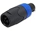 GLS Audio 3 feet Speaker Cable 12AWG Patch Cords - 3 ft 1/4