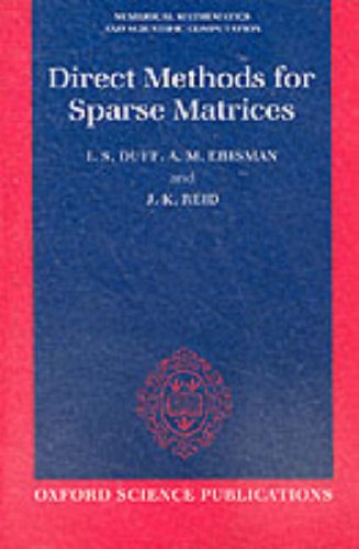 Direct Methods for Sparse Matrices (Monographs on Numerical Analysis)