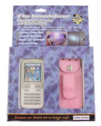 Streetwise Immobilizer 900k Cell Phone Stun Gun – Pink