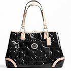 Coach Peyton Embossed Patent Frame Shopper Retail $428.00
