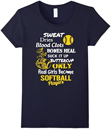 Women's Softball Shirts Medium Navy
