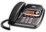 Uniden TRU9488 Expandable Corded/Cordless Combination System with Digital Answering System, Dual Keypad, and Call Waiting/Caller ID