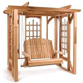Pergola Swing Set by All Things Cedar
