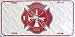 LP - 445 Volunteer Fire Department License Plate - X071
