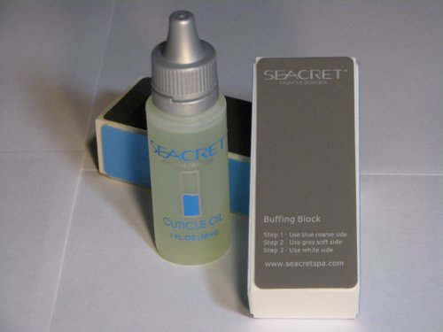 2 X Seacret Nail Buffers + 1 X Seacret Cuticle Oil for the Buffers
